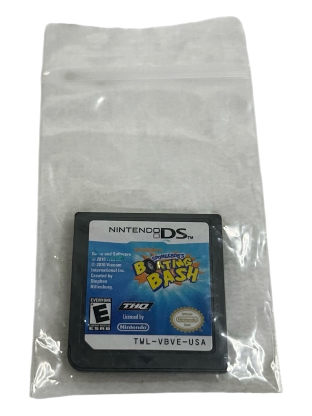 Nintendo DS SpongeBob SquarePants Boating Bash Game